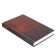 The diary half -dated for 4 years A5, 192 leaf "Bordeaux leather", silk, hard cover