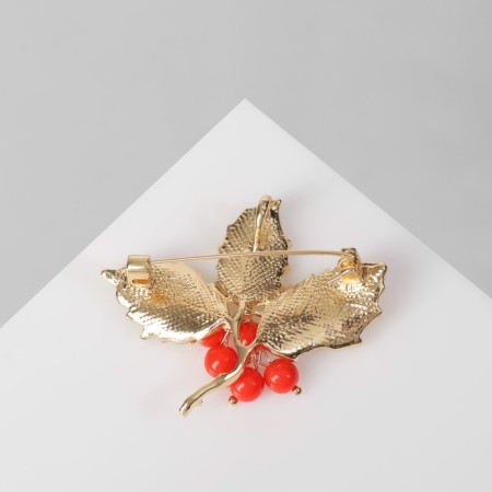 Baroch "Berries" of Kostyanikan, red-green color in gold-1