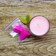 Dye based on soy wax for candles, 5 g, the color is gently pink
