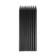 Pencil Blackographic hardness of the HB, the body is black, sharpened, with an Acrylic Straza, mix