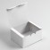 The box is folding, for chicken wings and nuggets, 14.5 x 11.5 x 7 cm