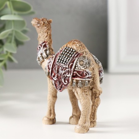 Polystone souvenir "Desert camel with a blade" 3.5x8x8.7 cm-2