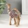 Polystone souvenir "Desert camel with a blade" 3.5x8x8.7 cm