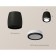 Ambrella Light Acrylic lamp, XS1142040, MR16 GU5.3 LED 10 watts, black sand, white matte