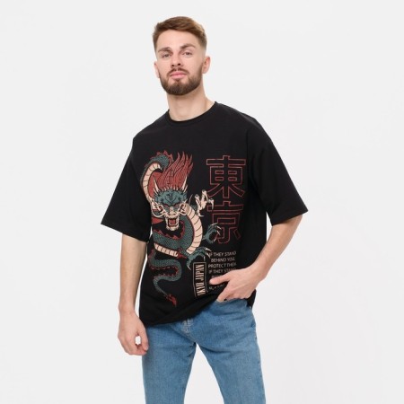 Men's T -shirt KAFTAN "Dragon", black, p. 56