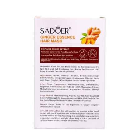 Hair mask, ginger extract, 10 g x 20 pieces-3