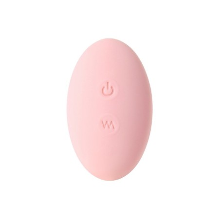Intimate simulator 2 in 1 Eromantica ZEFYR silicone, pink color, 17.3 cm-4