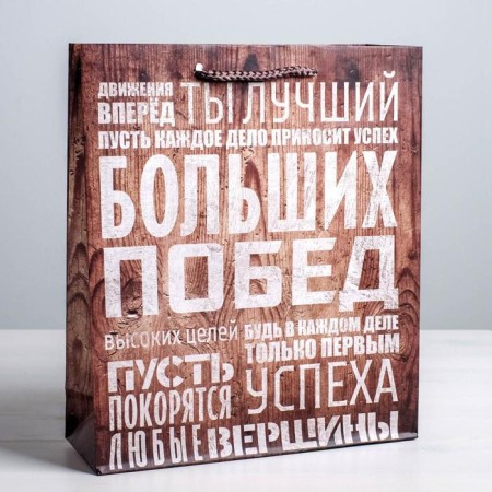 Package Gift Laminated Vertical, Packaging, "Great Victates", L 31 x 40 x 9 cm-1