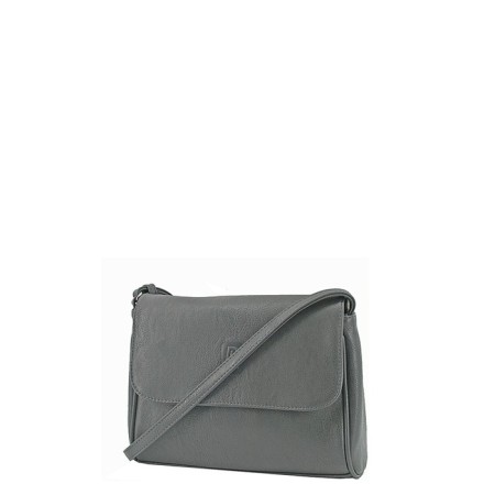 Messenger bag, valve department, gray color 21x26x7cm
