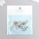 Decor for creativity Metal "Kit" silver 1.3x1.2 cm