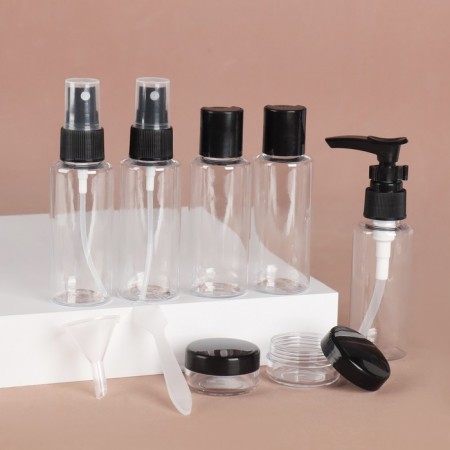 Storage set, in a case, 9 objects, the color is transparent/black-3
