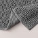 A set of bathtub rugs "Pamp", size 50x60 cm, 60x100 cm, dark gray color