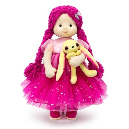 Soft toy Elara and Bunny Milo, 38 cm