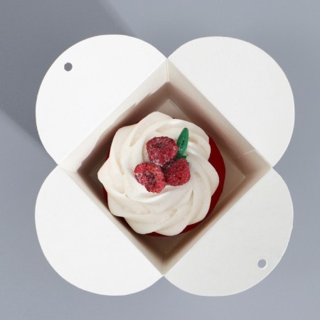 Bonbonniere box, gift packaging, “chamomile”, 7.5 x 8 x 7.5 cm-4