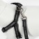 Sports set a reflective, leash 120 x 1 cm, fire 23-35 cm, black