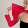 Carnival accessory - sleeve + voluminous shoulder, color fuchsia + surprise