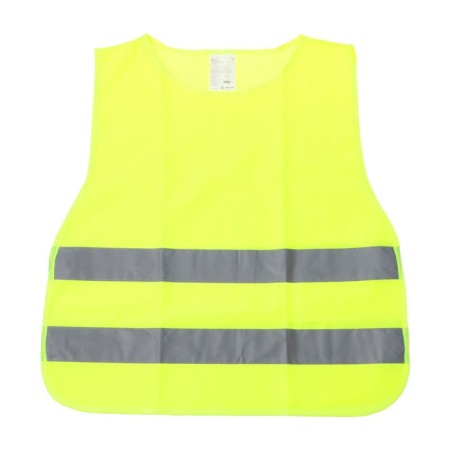 Airline signal vest with reflective stripes, children's, p. 30-34, yellow