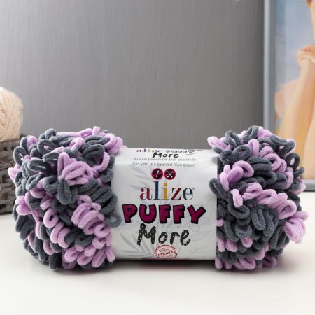 Yarn "Puffy More" 100 % micropoliester 11.5m/150g (6285)