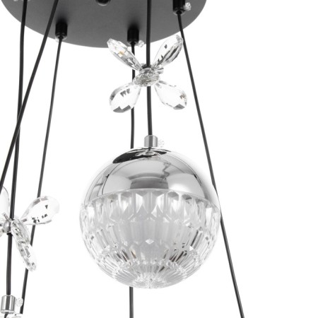 Lamp with PDD "Fiora" LED 140W 3000-6000K Black 49x49x15-115 cm-7