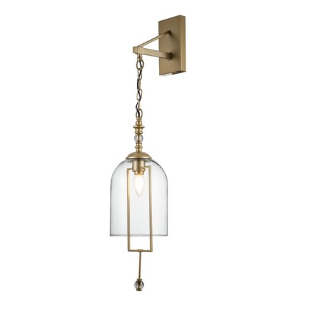 Bra Indigo, 11034/1w Gold. 1x40W, e14, 270x180x800 mm, transparent color
