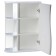 Bathroom mirror "Tura 5501", with three shelves, 55 x 15.4 x 70 cm