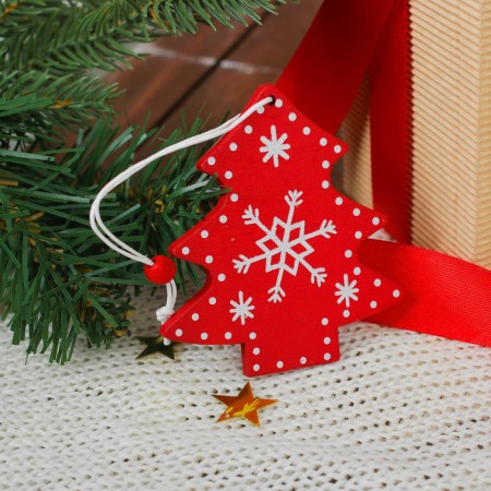 New Year's suspension "Snow Christmas tree"