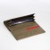 Women's wallet on a magnet, khaki color