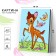 Picture on numbers for children, 21x15 cm, Bambi