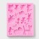 Mold Dolyana "Beasts", 9.5 × 7.5 × 1 cm, pink color
