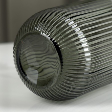 Branch glass 260ml, 7.5x9.5 cm, round bottom, graphite color-3