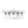 Люстра 5251/6+1 6х40Вт Е14+1х35Вт MR11 ПДУ LED 55х55х19см
