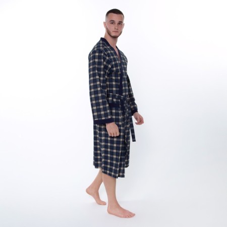 Male robe, dark blue color, size 56-3