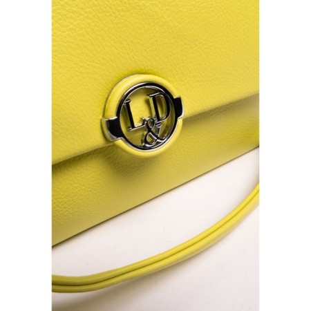 Cross-Body Bag, eco-leather, Ludor lemon, 22x8x17 cm-3