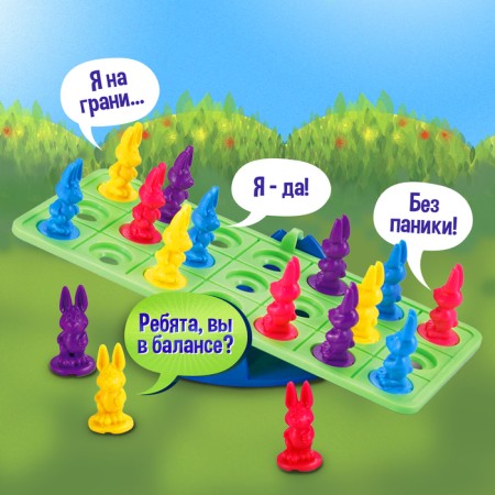 Board game "Rabbit in Balance", 1 player, 4+-3