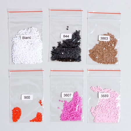 Diamond mosaic "Funny Panda", 21 color-6