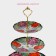 Ceramic 3-tiered Dolyana Ceramic “painting”, D = 15/17.8/22.8 cm ㅤ
