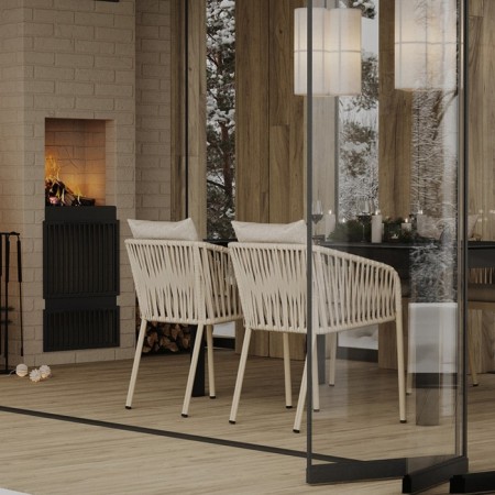 Monyx chair, 570 × 580 × 770 mm, gray-beige color-6