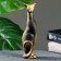 Figure "Cat Bagira's head to the left" Black/gold 5x5x20cm