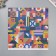 Scrapbooking paper "Color Geometry" density 180 grams set 5 pcs 30.5x32 cm