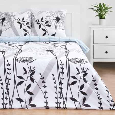 Bed linen "Ethel" Duet Dandelion (View 1) 143*215 cm - 2 pcs, 220*240 cm, 70*70 cm -2 pcs, Poplin-2