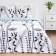 Bed linen "Ethel" Duet Dandelion (View 1) 143*215 cm - 2 pcs, 220*240 cm, 70*70 cm -2 pcs, Poplin