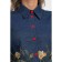 Female blouse, size 42, blue color