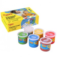 Finger paints, 6 colors x 125 ml, Jovi, for kids
