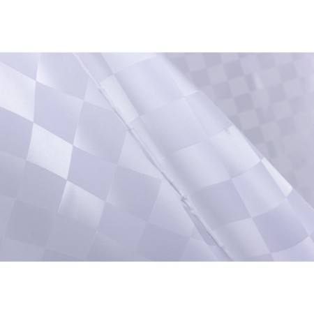 Curtain for the bathroom Quadretto, 240 x 200 cm, white color-3