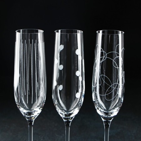 A set of champagne glasses “Viola. Elements ", 190 ml, 6 pcs-2