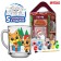 Set for creativity. Coloring mug with postcards "Santa Claus and animals"