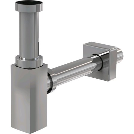 Siphon for the sink Alcaplast a401 Design, DN = 32 mm, square, chrome