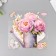 Interior plastic sticker "Peonies in the watering can" 40x31 cm