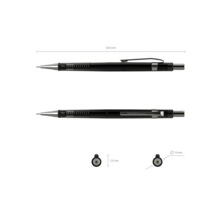 Mechanical pencil Erichkrause "Black Pointer", NV, Grifel D = 0.5 mm, in the box-5