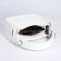 Women's bag on the zipper Textura, small size, white color
